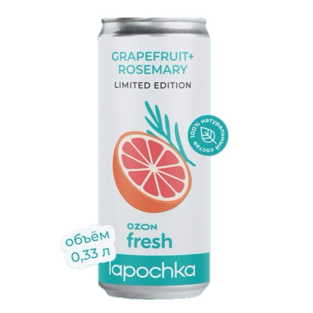 Фото Лимонад Lapochka Грейпфрут + Розмарин