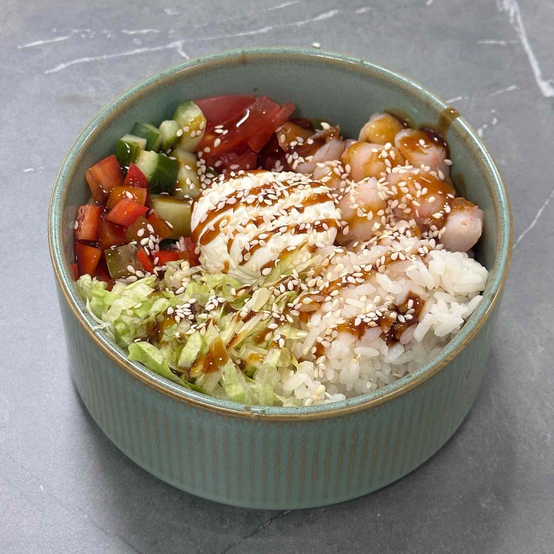 Фото Боул с креветкой